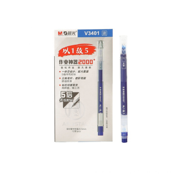Andstal 0,5 мм ультра длительного гелевого гелевого пера Blue Ink Neutral Pen Pen Gel для школьных принадлежностей